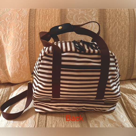 Henri Bendel Weekender Travel Duffel& Tote-Carryon Bag-Great Preowned Condition - Picture 5 of 14